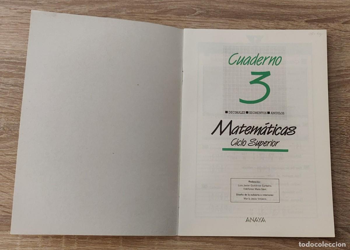 Libros de segunda mano de ciencias: Cuaderno de Matematicas - Foto 2