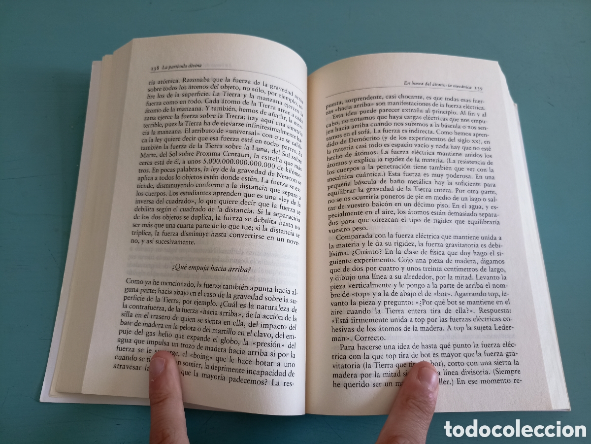Libros de segunda mano de ciencias: La Part&iacute;cula Divina. Le&oacute;n Lederman y Dick Teresi. Barcelona 2010 - Foto 4