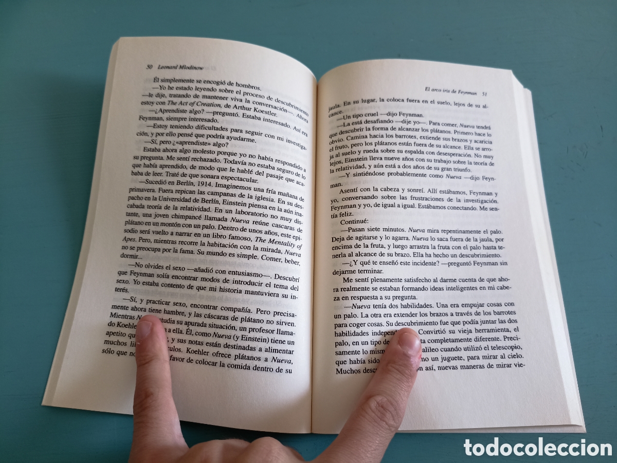 Libros de segunda mano de ciencias: El Arco Iris de Feynman. Leonard Mlodinow. Barcelona 2009 - Foto 3