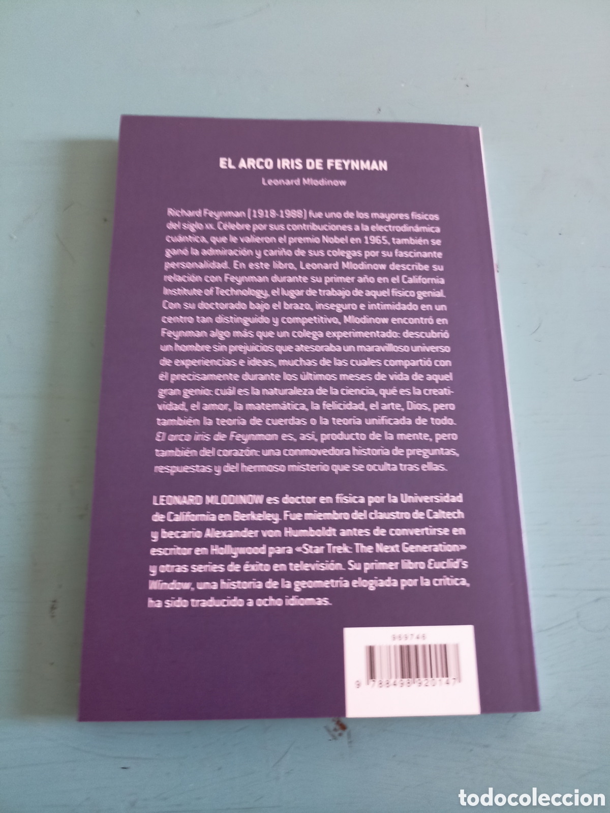Libros de segunda mano de ciencias: El Arco Iris de Feynman. Leonard Mlodinow. Barcelona 2009 - Foto 4