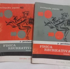 Libros de segunda mano de Ciencias: Y. PERELMAN - FÍSICA RECREATIVA VOLUMEN I Y II - PRIMERA EDICIÓN EN ESPAÑOL - 1969