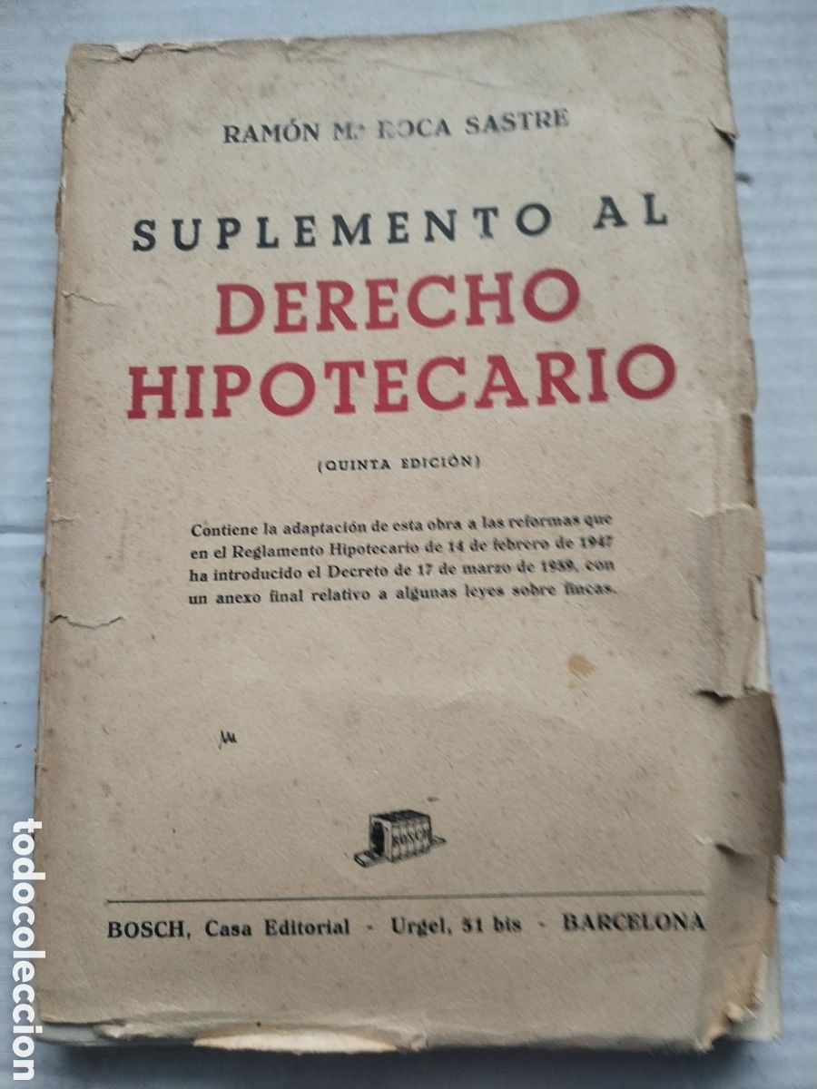 Libros de segunda mano: DERECHO HIPOTECARIO 5 TOMOS/RAM&Oacute;N ROCA SASTRE - Foto 5