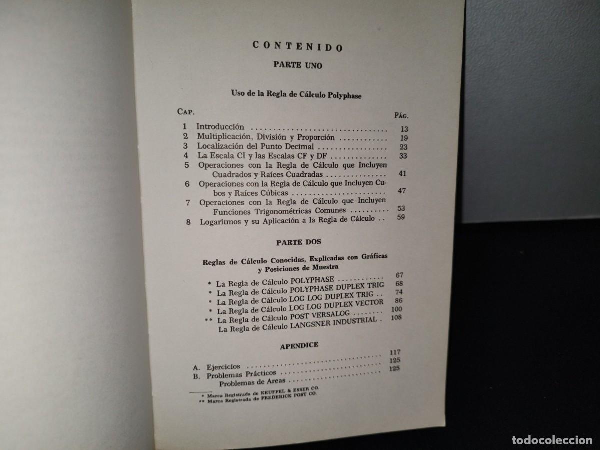 Libros de segunda mano de ciencias: 76- LA REGLA DE C&Aacute;LCULO - CALVIN C. BISHOP - Foto 6