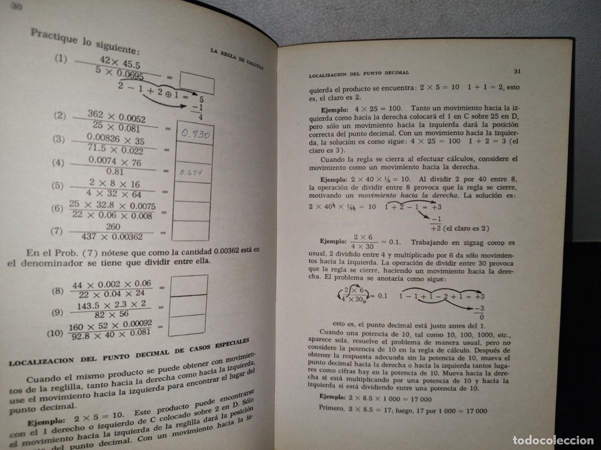 Libros de segunda mano de ciencias: 76- LA REGLA DE C&Aacute;LCULO - CALVIN C. BISHOP - Foto 9