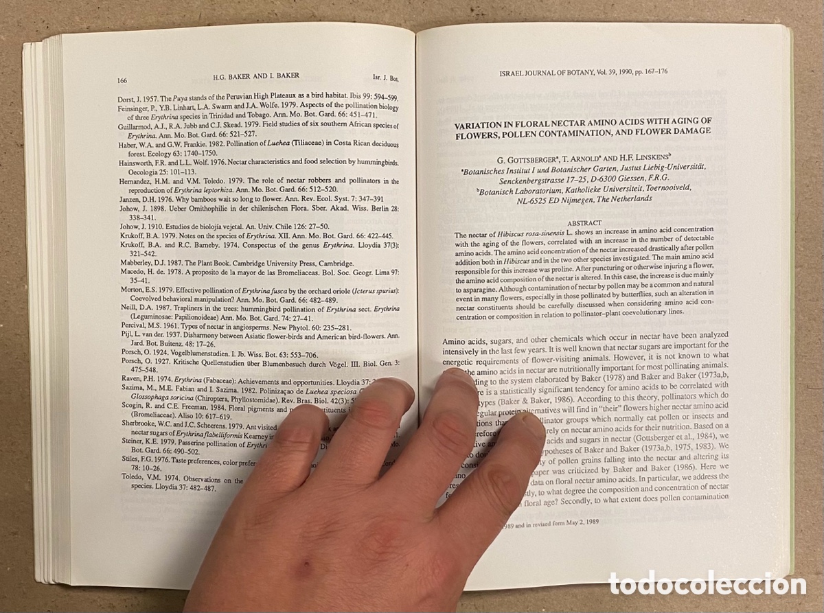 Libros de segunda mano: ADVANCES IN POLLINATION ECOLOGY. EDITED BY A. DAFNI AND D. EISIKOWITCH. - Foto 6