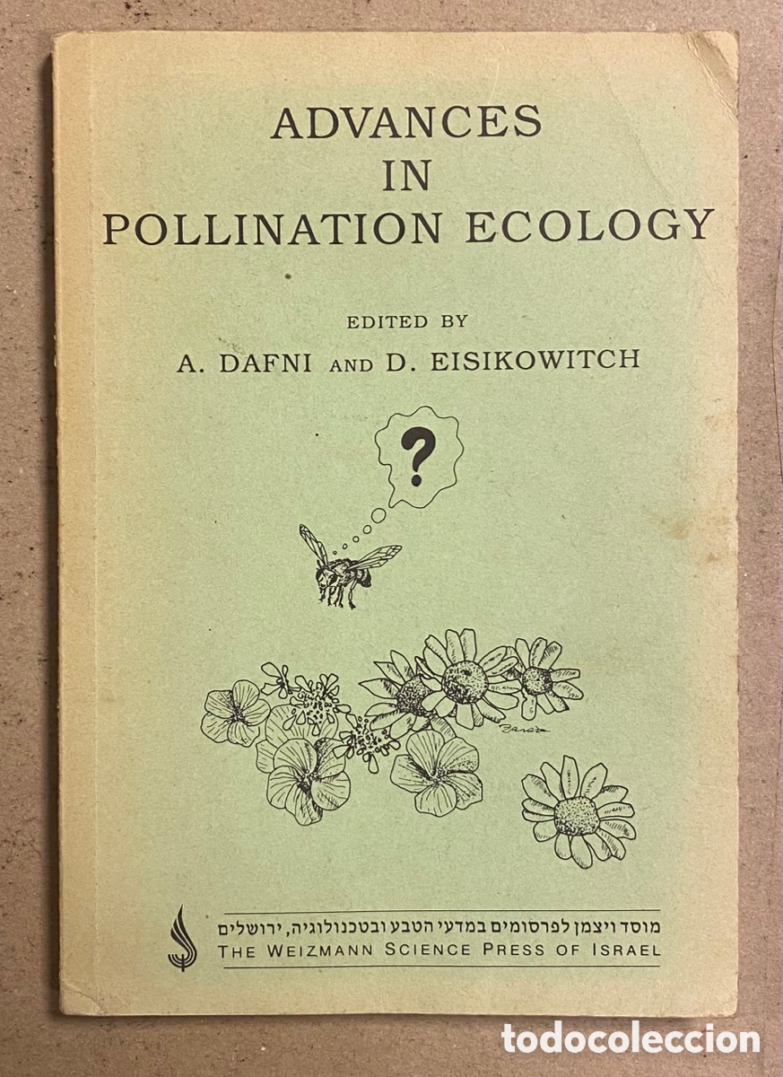 Libros de segunda mano: ADVANCES IN POLLINATION ECOLOGY. EDITED BY A. DAFNI AND D. EISIKOWITCH. - Foto 1