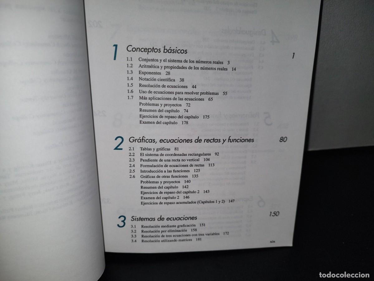 Libros de segunda mano de ciencias: 194- &Aacute;LGEBRA INTERMEDIA - R. DAVID GUSTAFSON - Foto 9