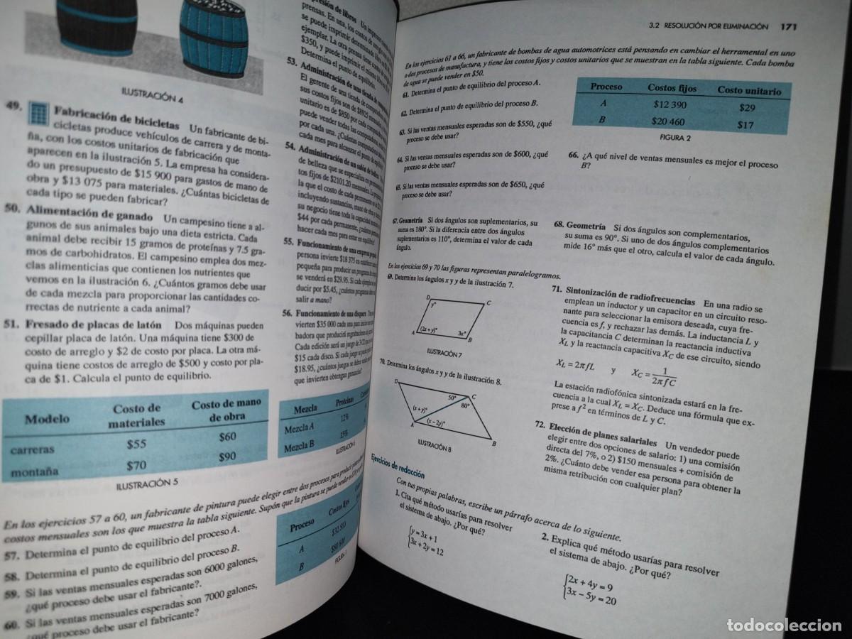 Libros de segunda mano de ciencias: 194- &Aacute;LGEBRA INTERMEDIA - R. DAVID GUSTAFSON - Foto 12