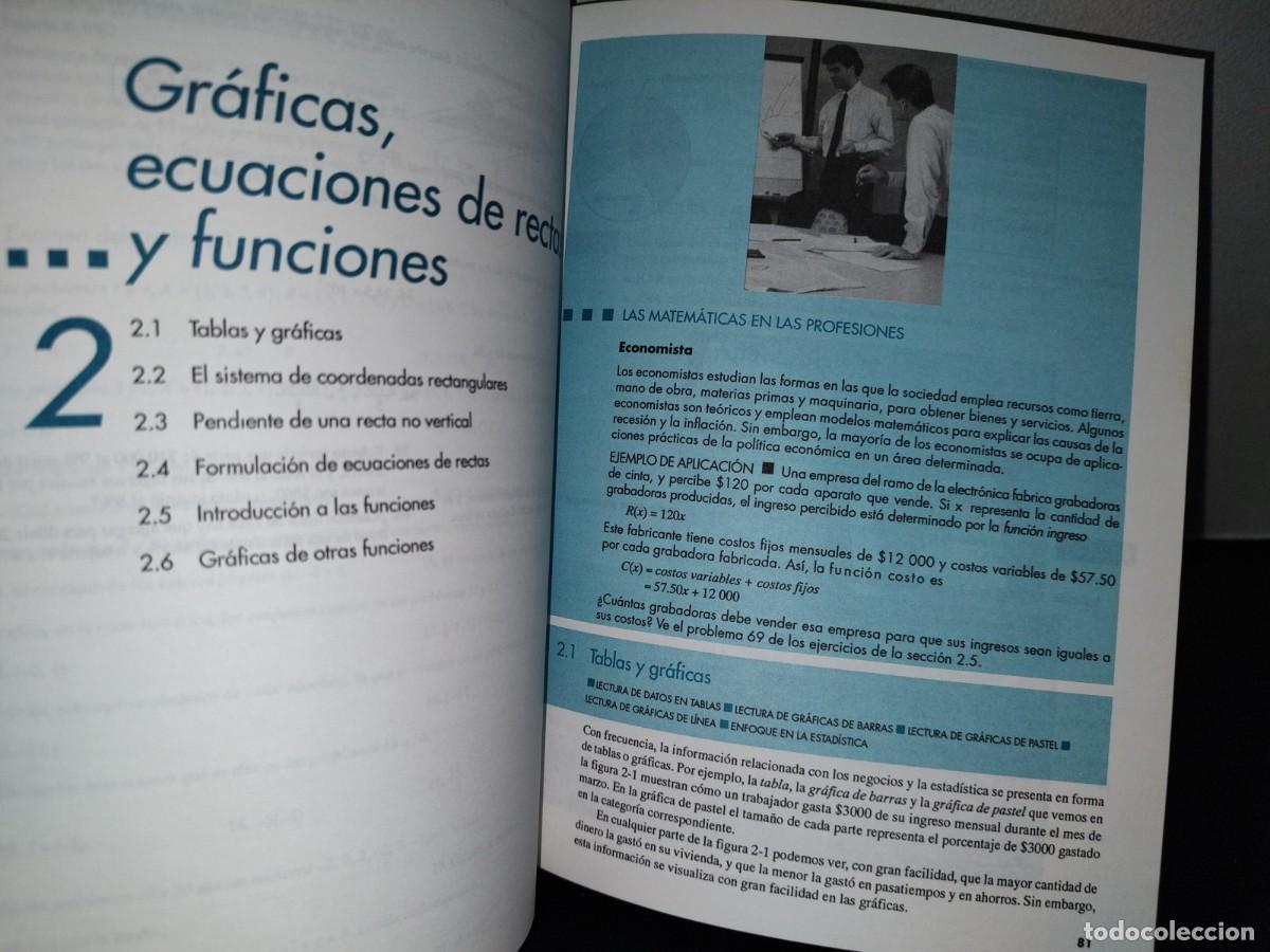 Libros de segunda mano de ciencias: 194- &Aacute;LGEBRA INTERMEDIA - R. DAVID GUSTAFSON - Foto 14