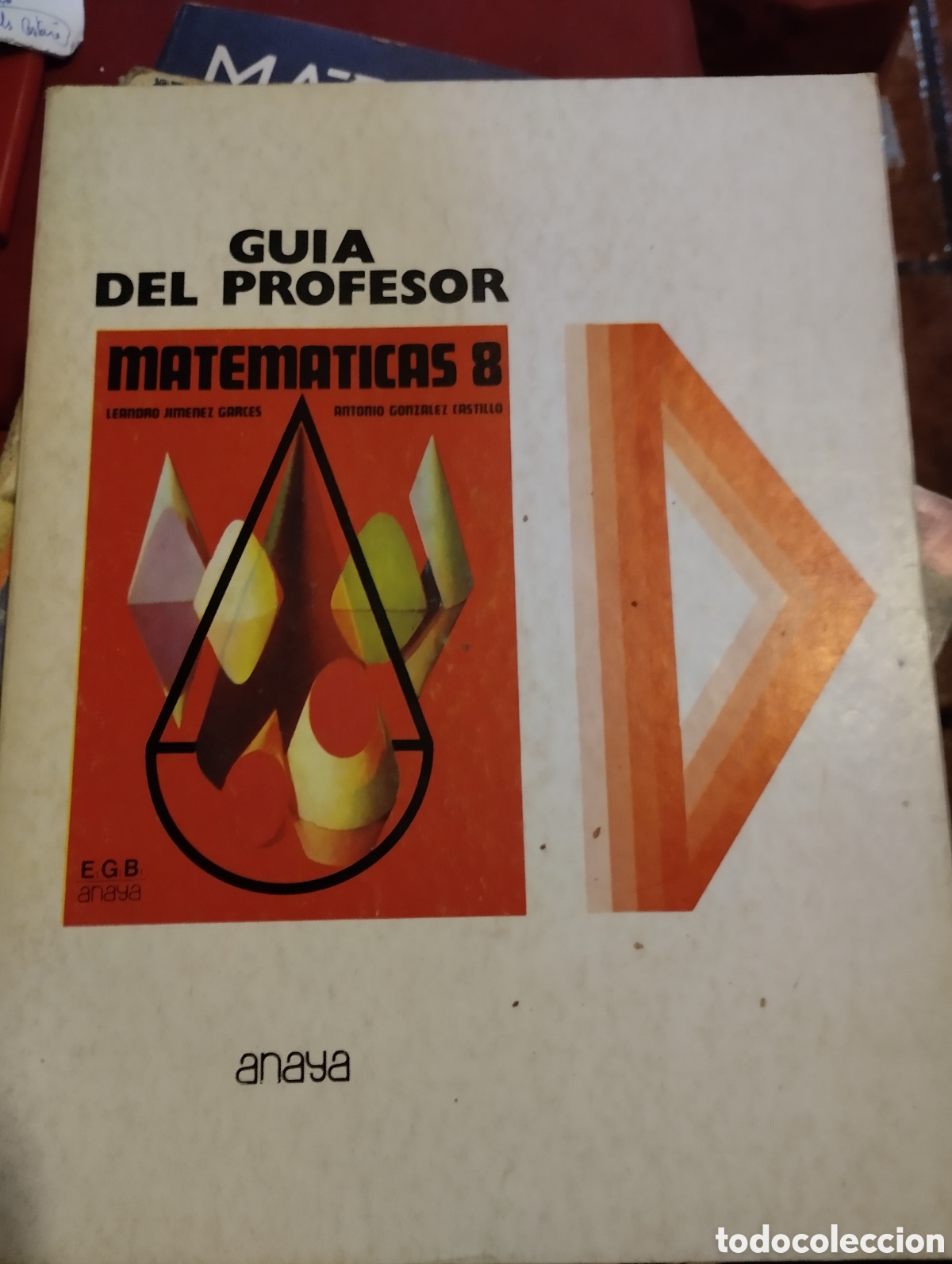 Libros de segunda mano de ciencias: GUIA DEL PROFESOR MATEMATICAS 8 ANAYA EGB - Foto 1