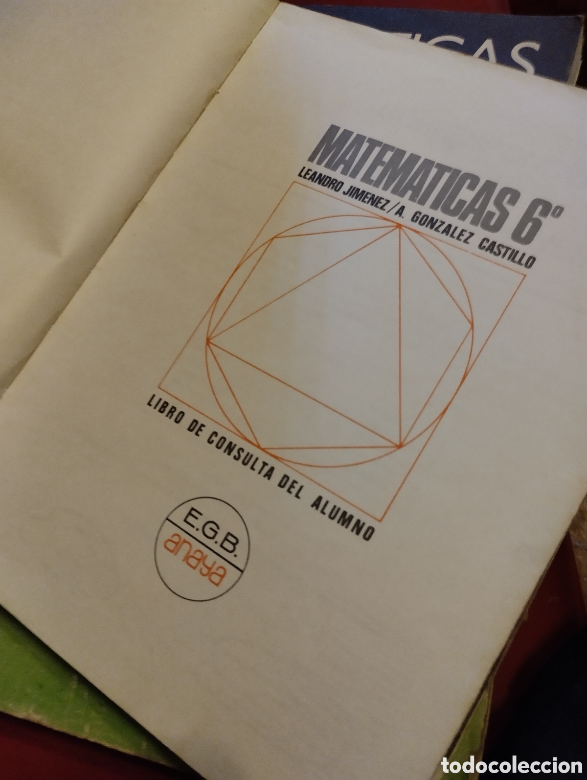 Libros de segunda mano de ciencias: Matem&aacute;ticas 6&ordm; - Libro consulta del alumno - Ed. Anaya - 1973 - Foto 3