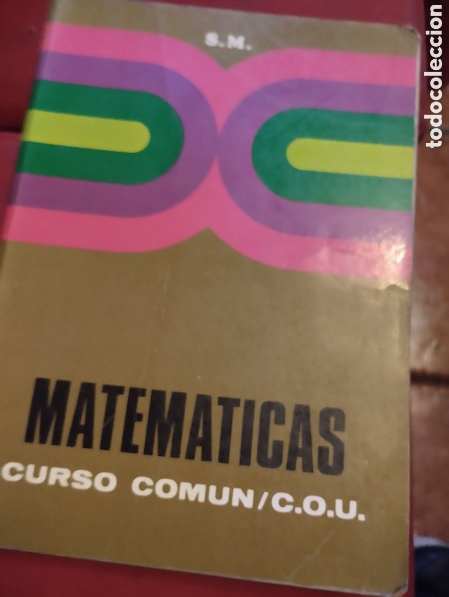 Libros de segunda mano de ciencias: MATEM&Aacute;TICAS CURSO COM&Uacute;N/COU-SM- 1972- - Foto 1