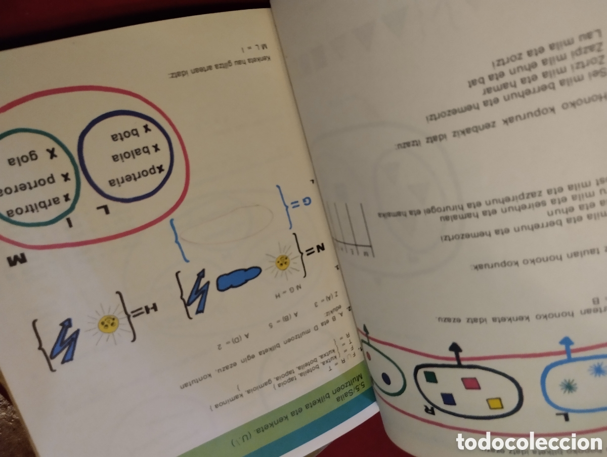 Libros de segunda mano de ciencias: MATEM&Aacute;TIKA 3&deg; EGB .S.A. CASALS . IDIOMA EUSKERA,VASCO - Foto 2