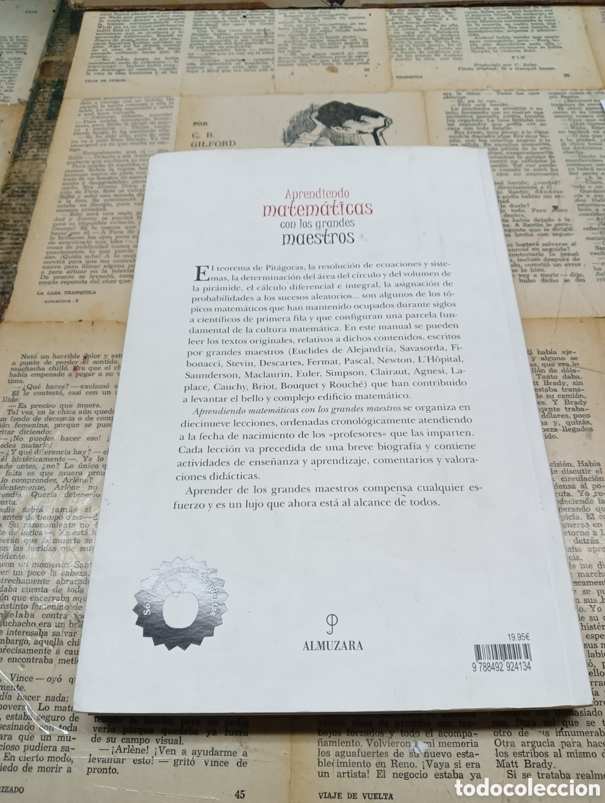 Libros de segunda mano de ciencias: Aprendiendo Matem&aacute;ticas con los grandes Maestros. - Foto 2