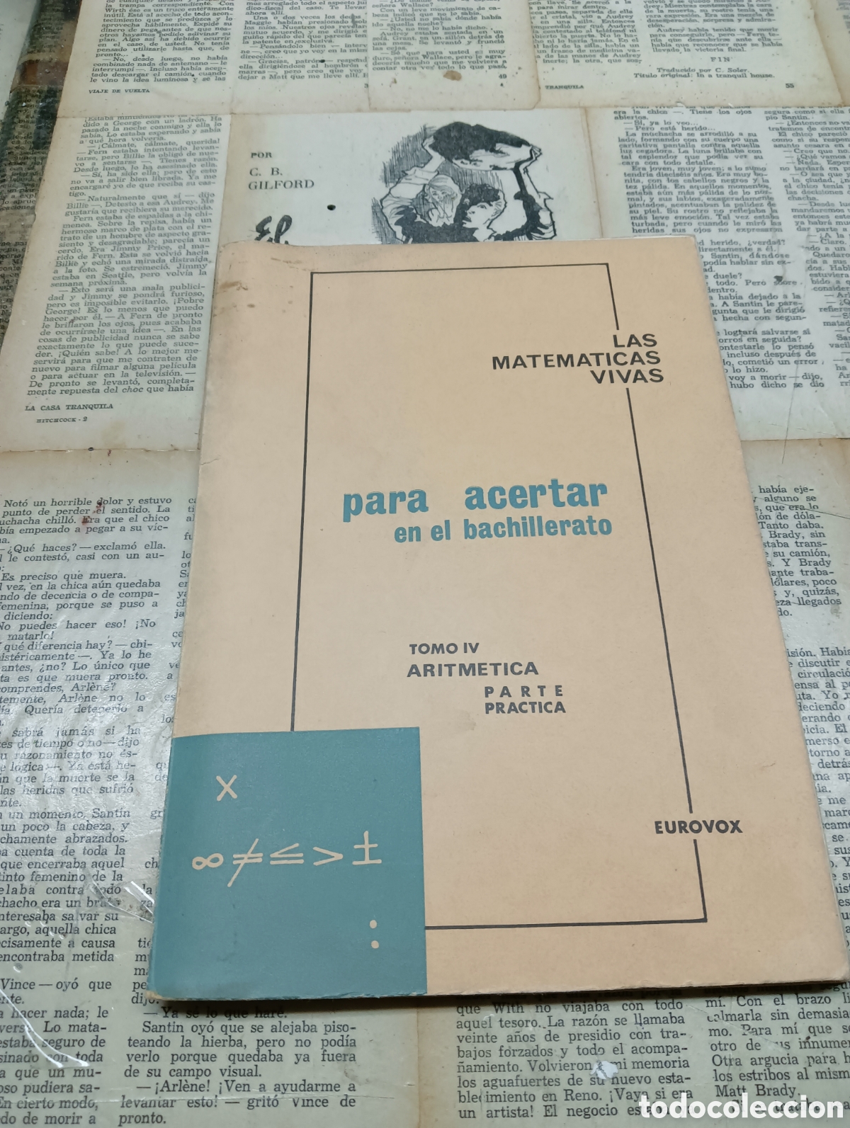 Libros de segunda mano de ciencias: Las Matem&aacute;ticas vivas Tomo IV. Aritm&eacute;tica. Parte pr&aacute;ctica. - Foto 1
