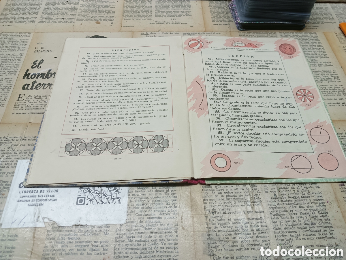 Libros de segunda mano de ciencias: Geometr&iacute;a. Grado Preparatorio. - Foto 2