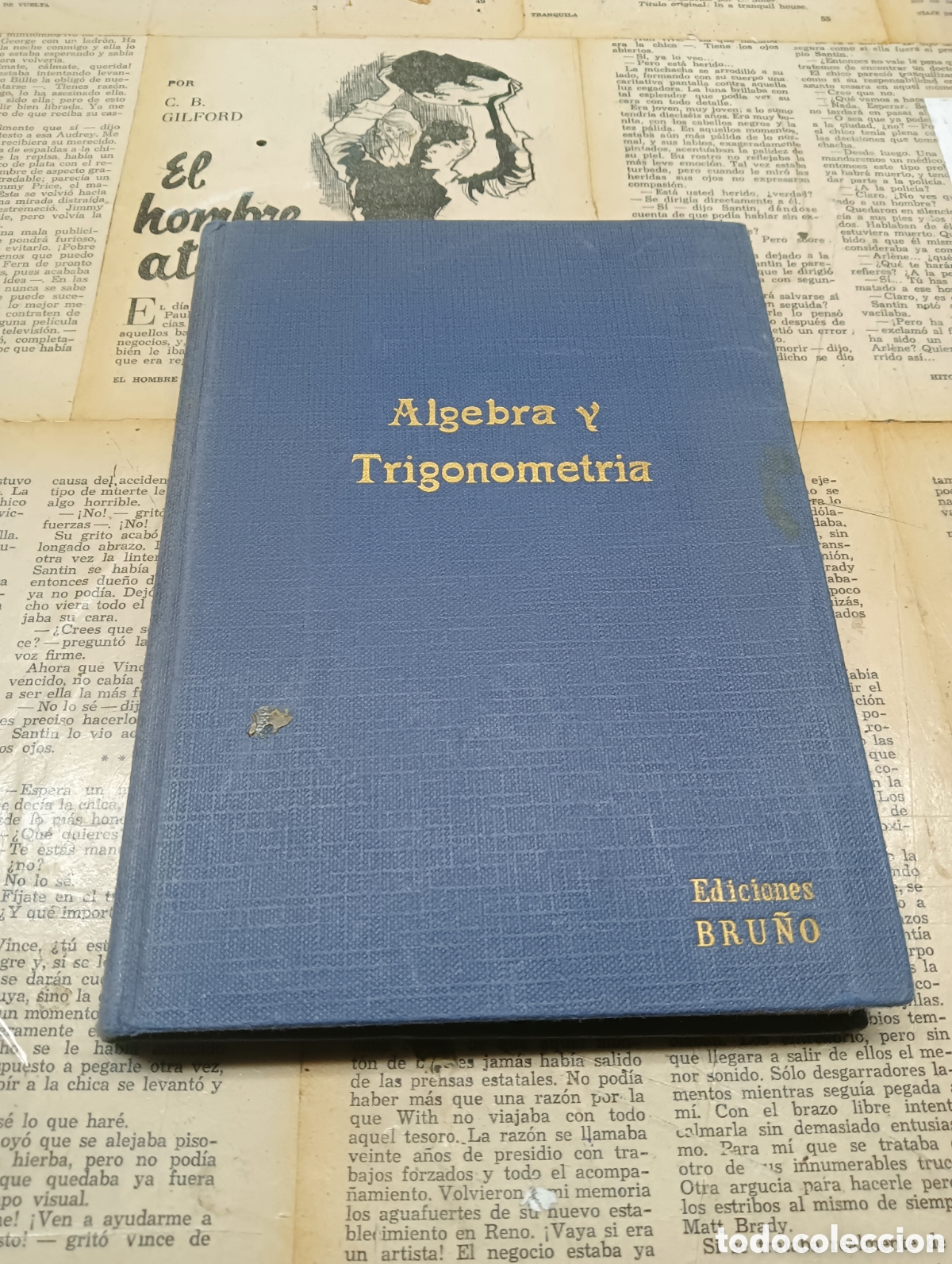 Libros de segunda mano de ciencias: &Aacute;lgebra y trigonometr&iacute;a. Ediciones Bruno - Foto 1