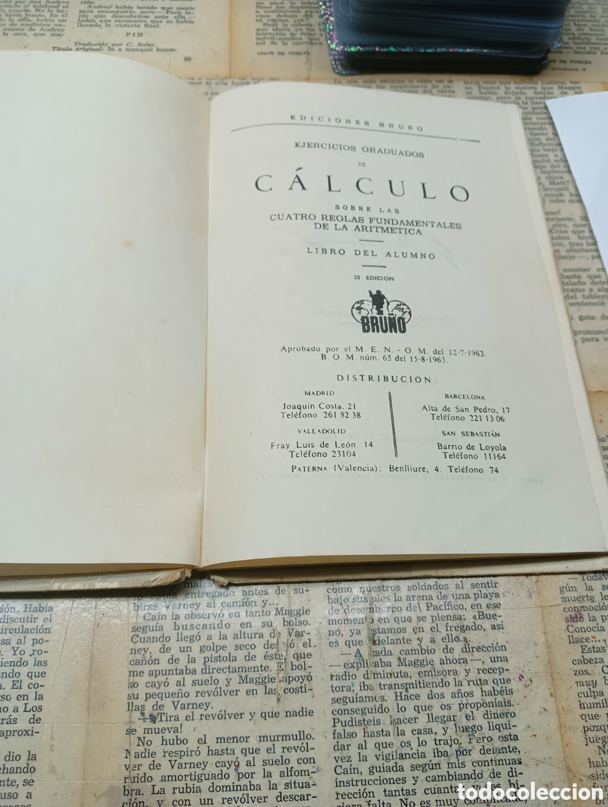 Libros de segunda mano de ciencias: Ejercicios de c&aacute;lculo. Ediciones Bru&ntilde;o - Foto 2