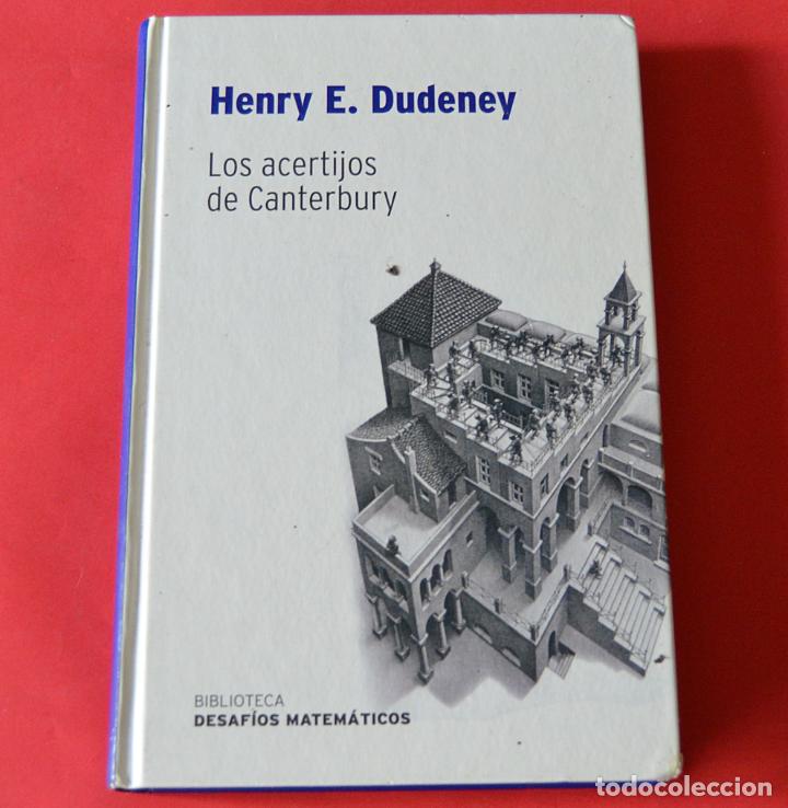 Libros de segunda mano de ciencias: LOS ACERTIJOS DE CANTERBURY - HENRY E. DUDENEY - ED. RBA - Foto 1