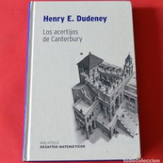 Libros de segunda mano de Ciencias: LOS ACERTIJOS DE CANTERBURY - HENRY E. DUDENEY - ED. RBA