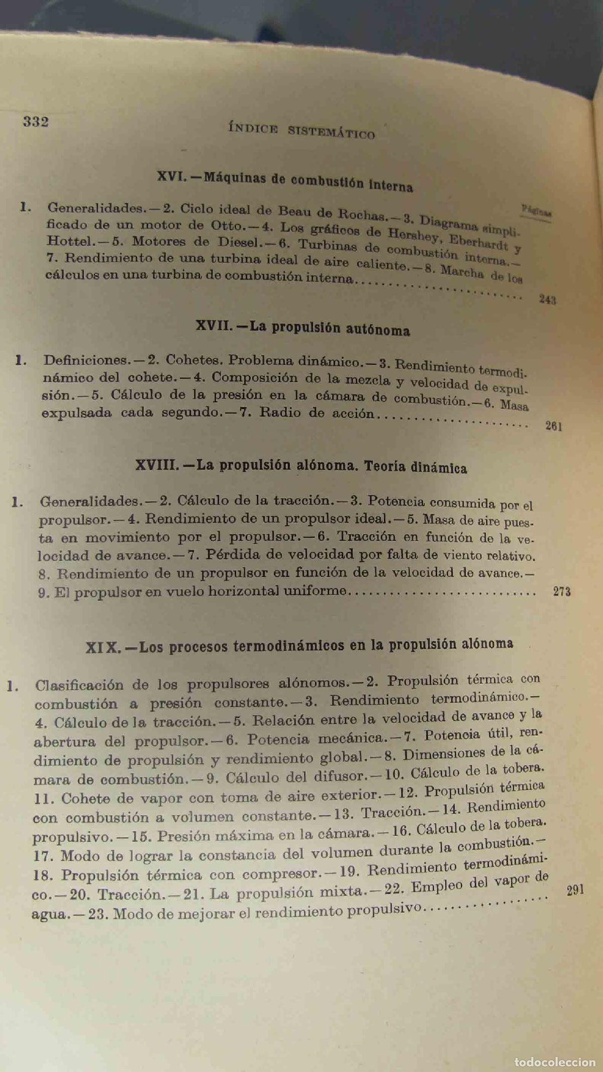 Libros de segunda mano de ciencias: Termodin&aacute;mica aplicada. Palacios. CON 2 DESPLEGABLES - Foto 6