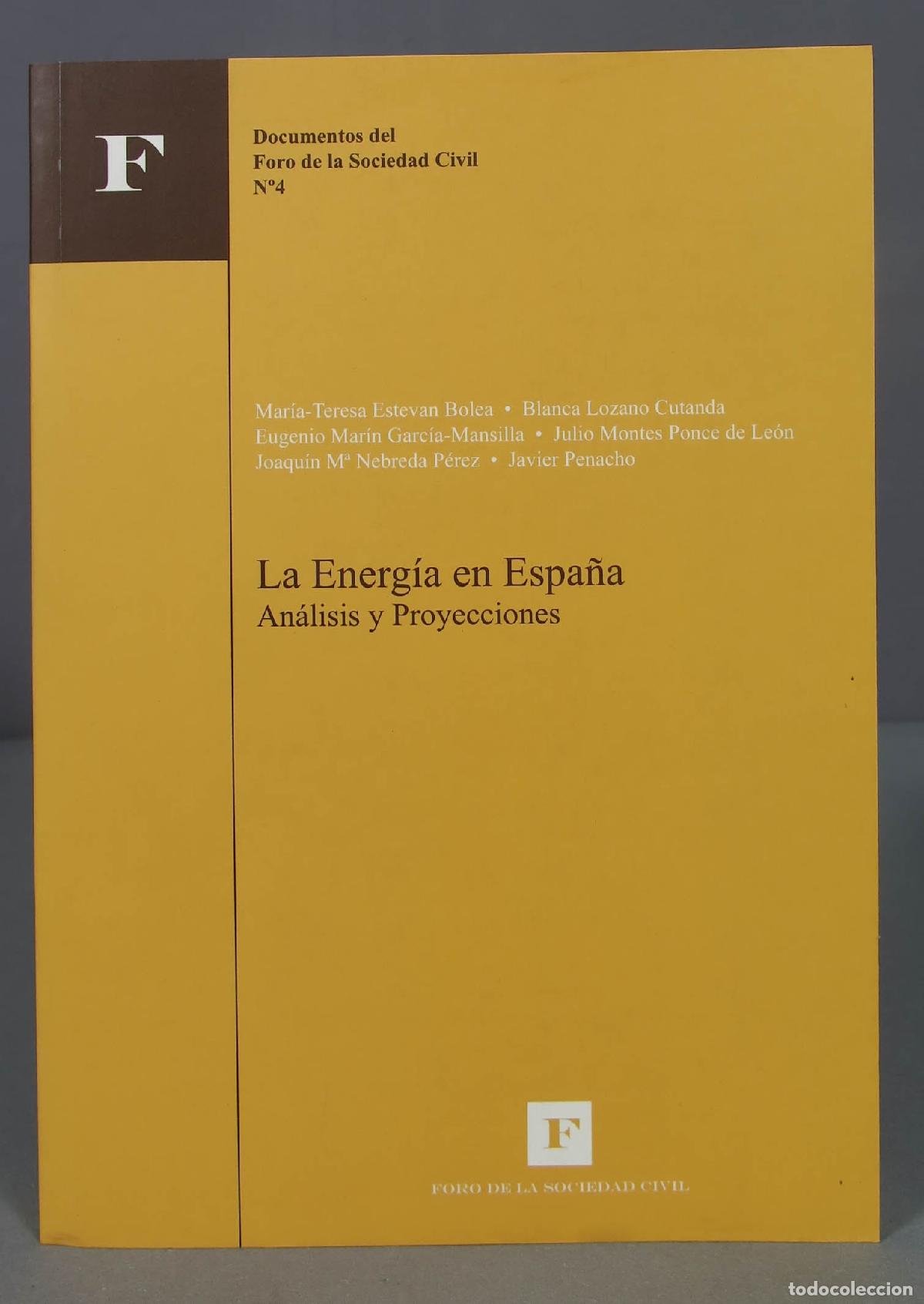 Libros de segunda mano de ciencias: La energia en Espa&ntilde;a. Analisis y Proyecciones - Foto 1