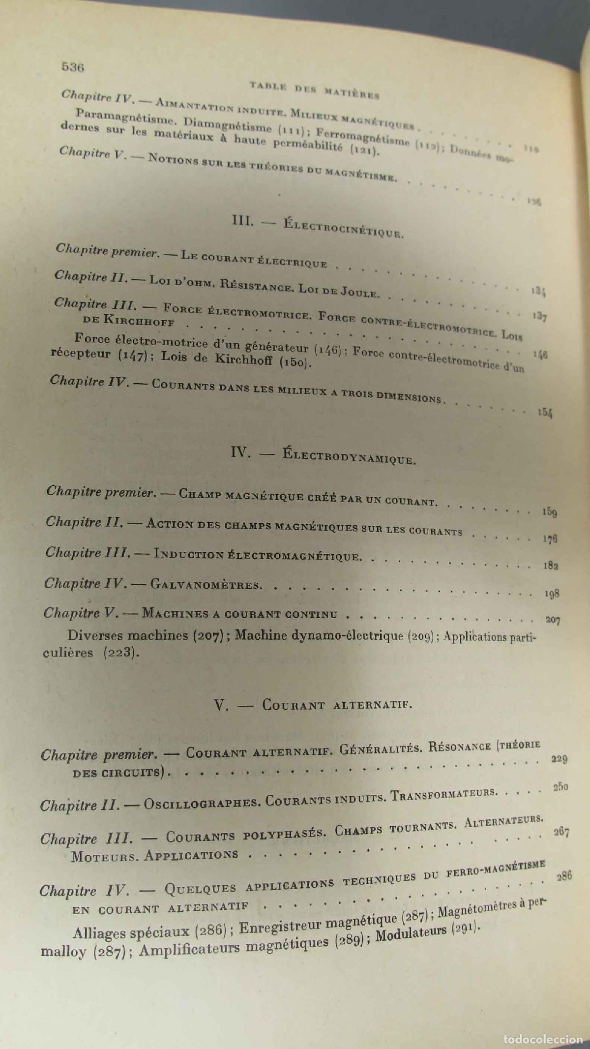 Libros de segunda mano de ciencias: ELECTRICITE. Rocard - Foto 3