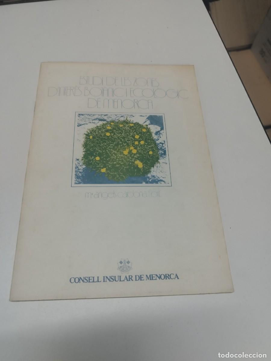 Libri di seconda mano: Estudi de les zones d interes botanic i ecologic de Menorca.- Cardona i Florit, Maria Angels