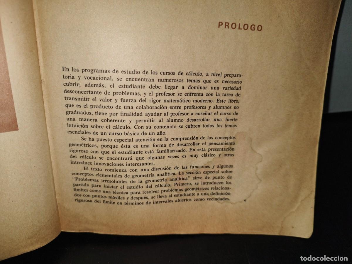 Libros de segunda mano de ciencias: 77- C&Aacute;LCULO - MCALOON/TROMBA - 1976 - Foto 6