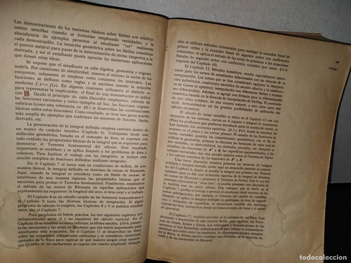 Libros de segunda mano de ciencias: 77- C&Aacute;LCULO - MCALOON/TROMBA - 1976 - Foto 7