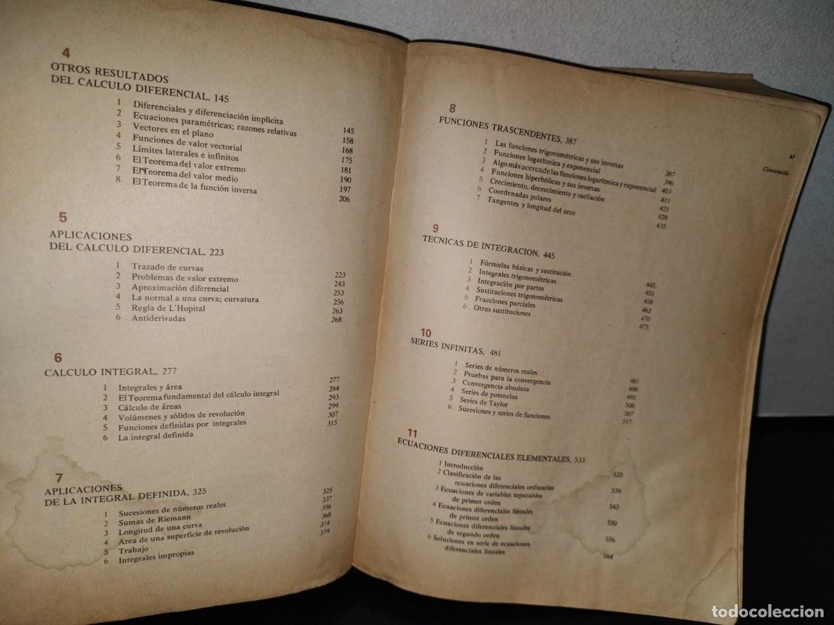 Libros de segunda mano de ciencias: 77- C&Aacute;LCULO - MCALOON/TROMBA - 1976 - Foto 9