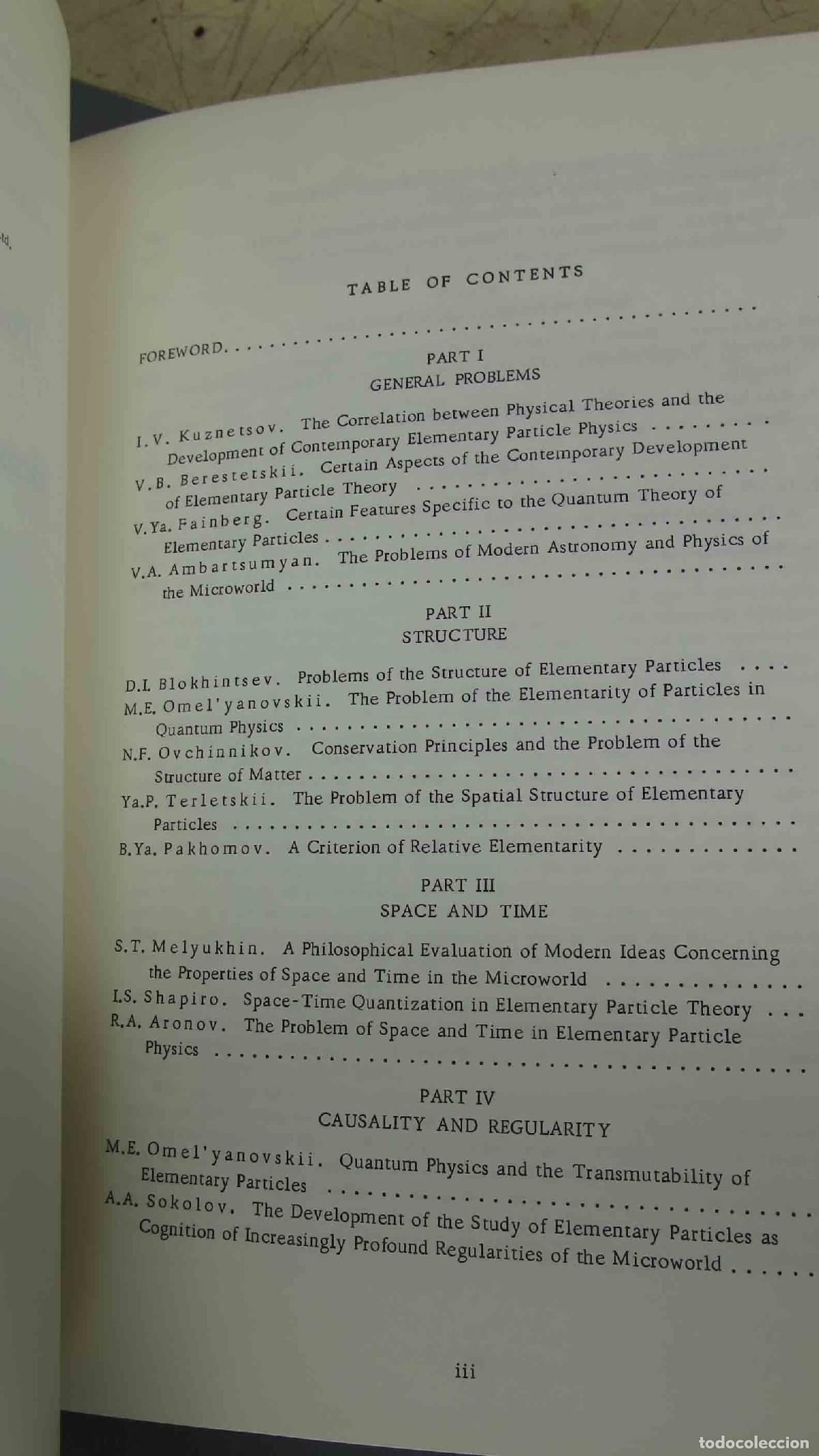 Libros de segunda mano de ciencias: Philosophical Problems of Elementary Particle Physics. I.V. Kuznetsov - Foto 2