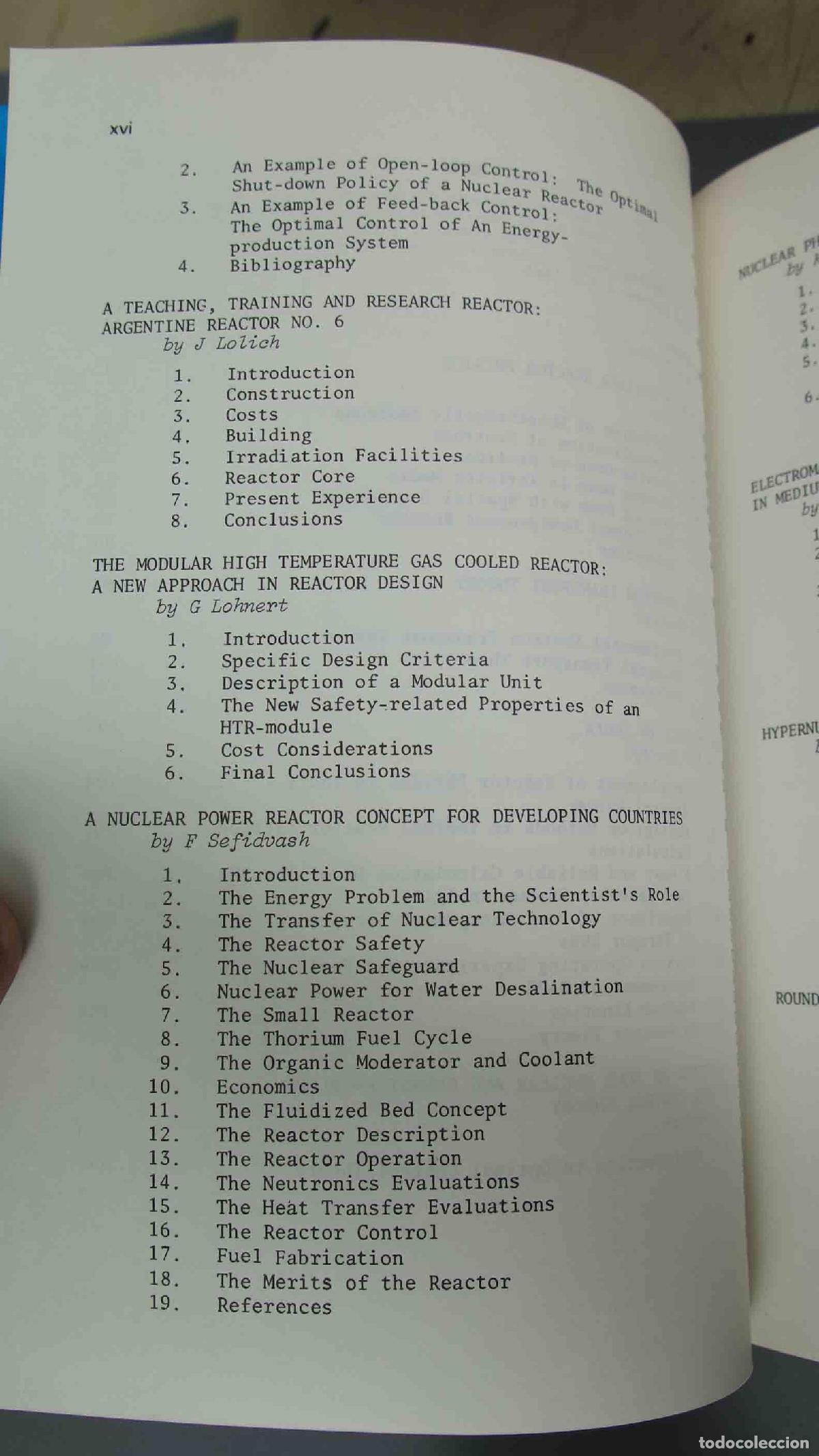 Libros de segunda mano de ciencias: Reactor Physics for Developing Countries and Nuclear Spectroscopy Research. MEDRANO - Foto 3