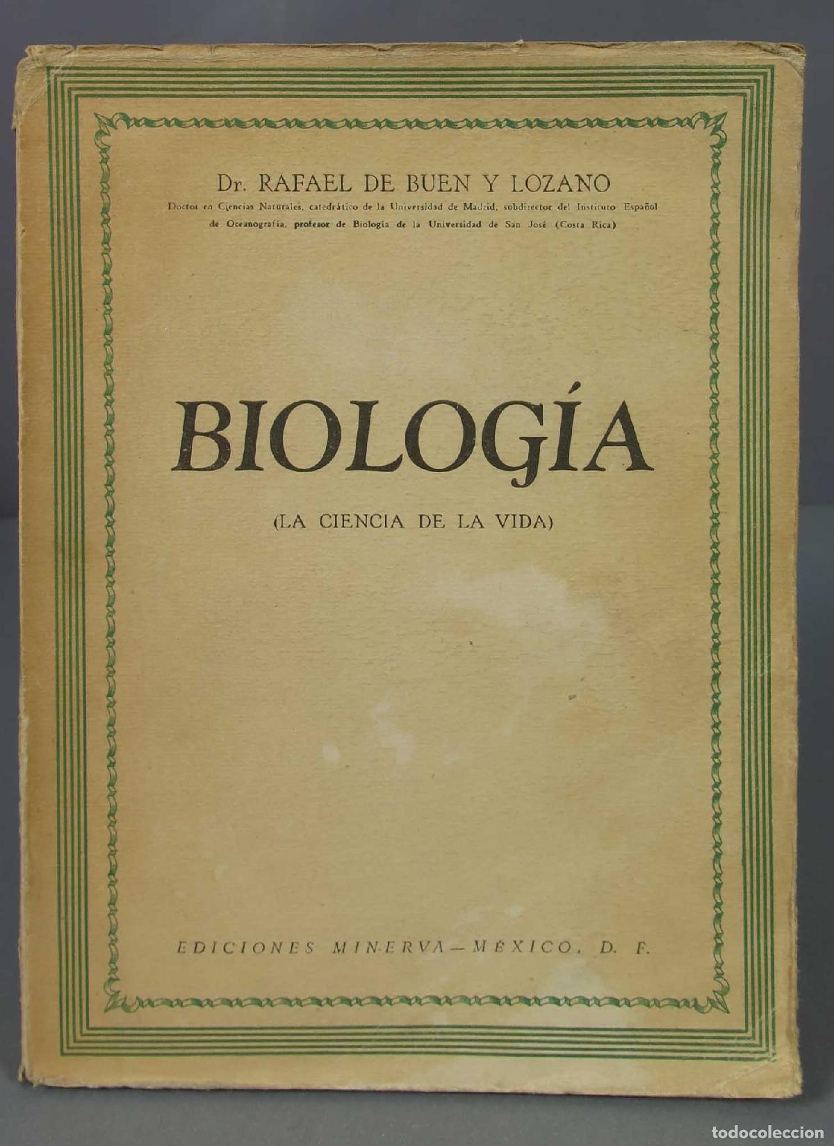 Libri di seconda mano: Biolog&iacute;a. Buen y Lozano
