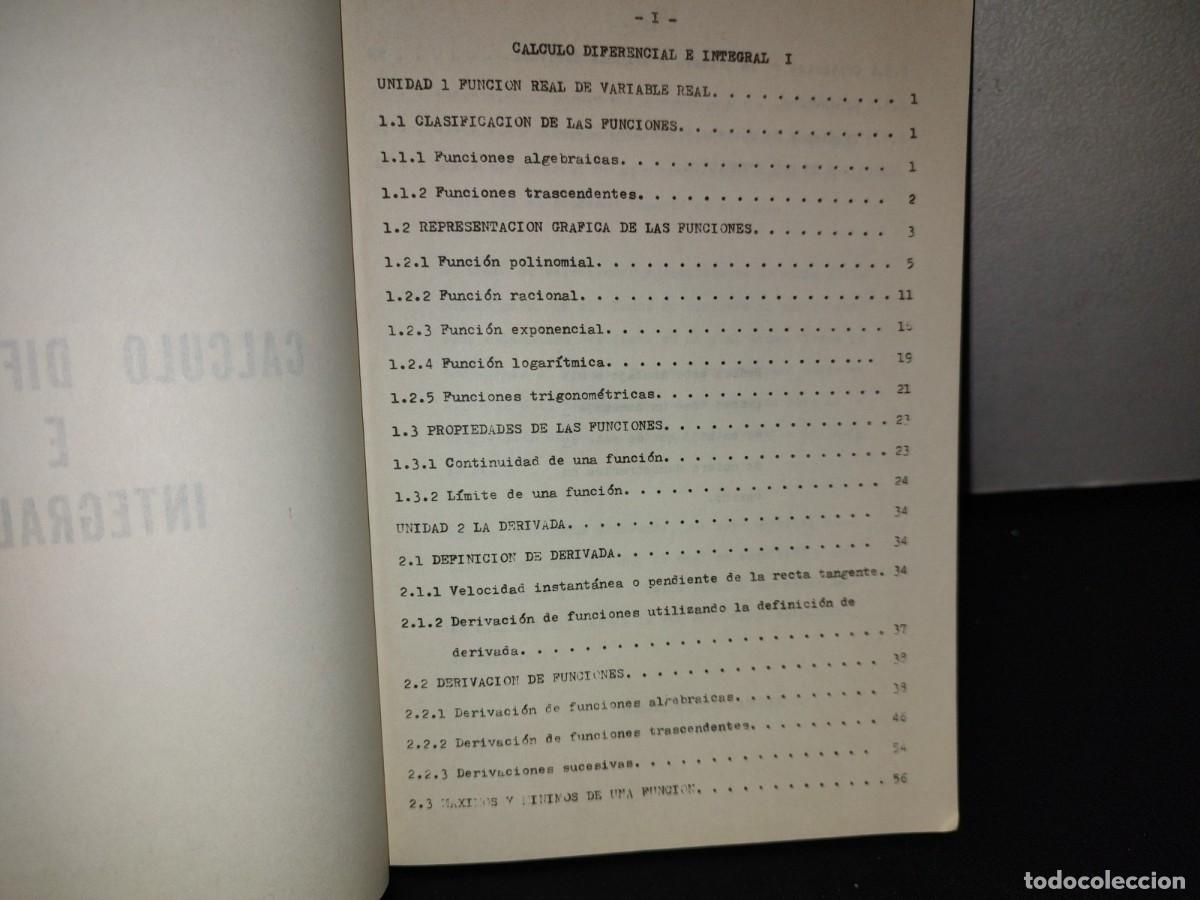 Libros de segunda mano de ciencias: 77- C&Aacute;LCULO DIFERENCIAL E INTEGRAL I - V&Iacute;CTOR S&Aacute;NCHEZ D. - Foto 4