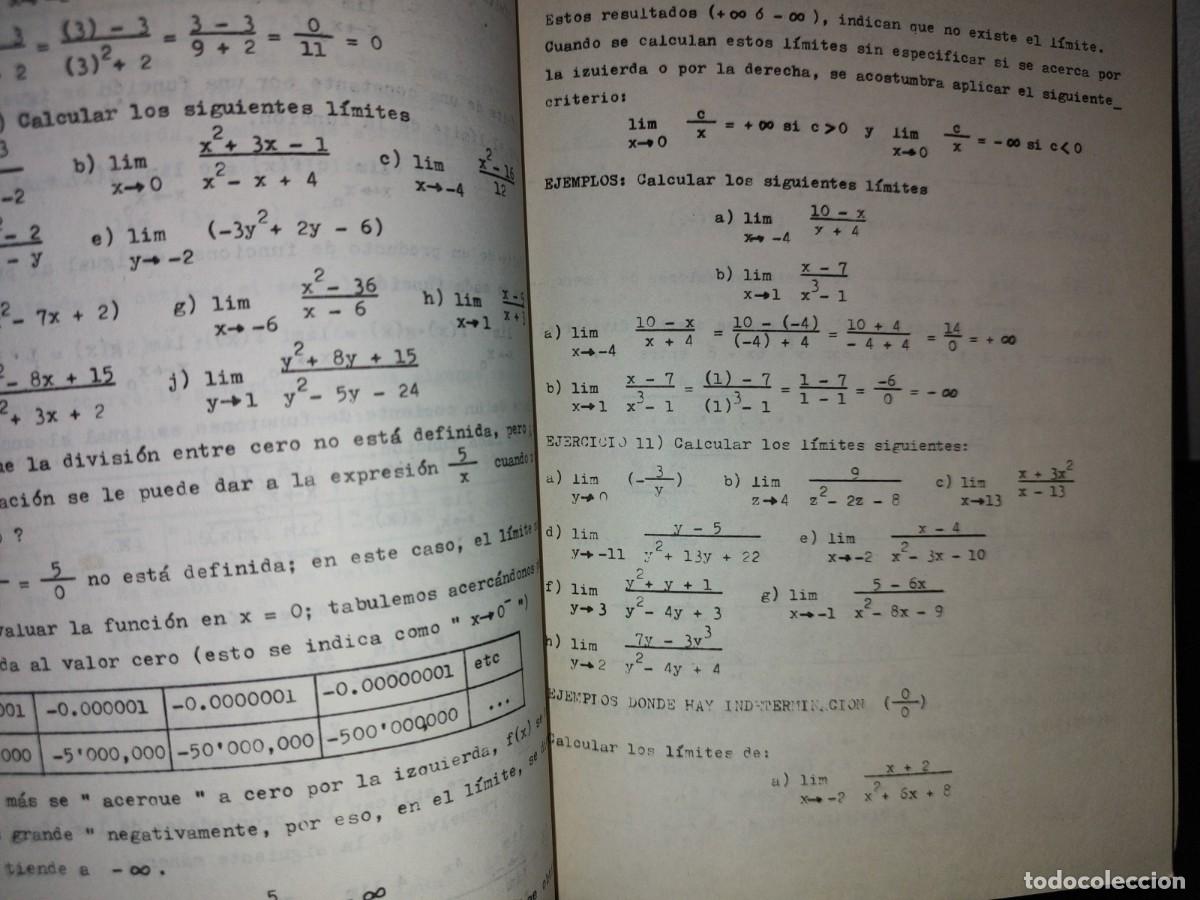 Libros de segunda mano de ciencias: 77- C&Aacute;LCULO DIFERENCIAL E INTEGRAL I - V&Iacute;CTOR S&Aacute;NCHEZ D. - Foto 7