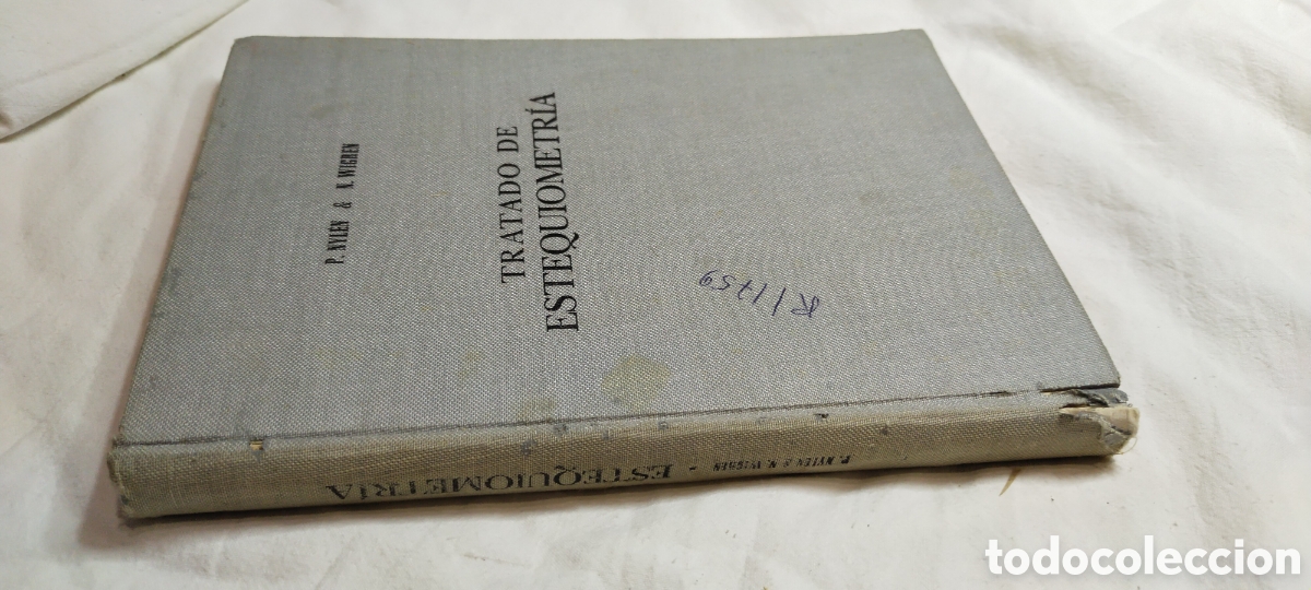 Libros de segunda mano de ciencias: Tratado de estequiometr&iacute;a. Matem&aacute;ticas. Nylen - Foto 2
