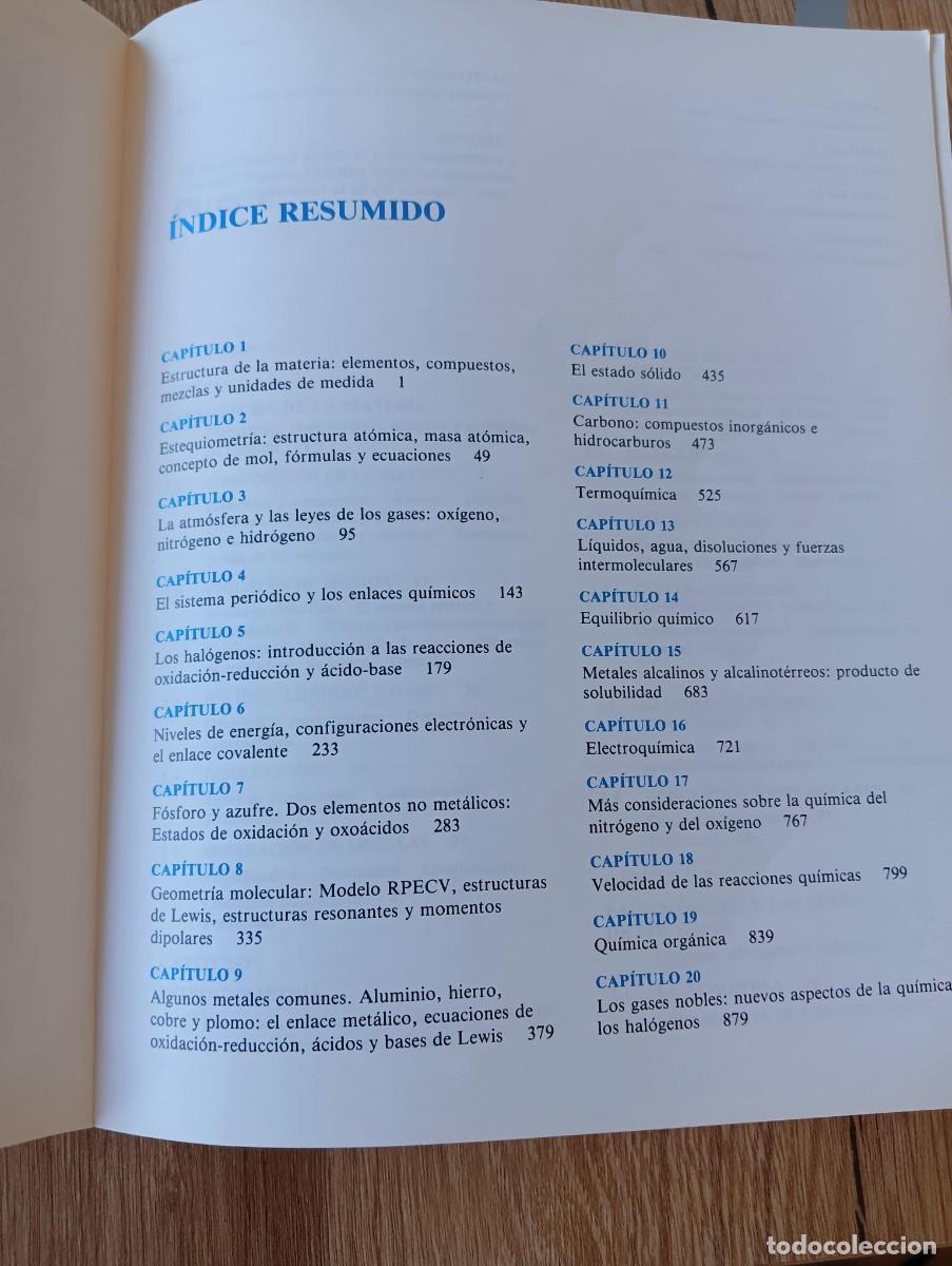 Libros de segunda mano de ciencias: Qu&iacute;mica Gillespie, Humphreys, Baird, Robinson - Foto 3