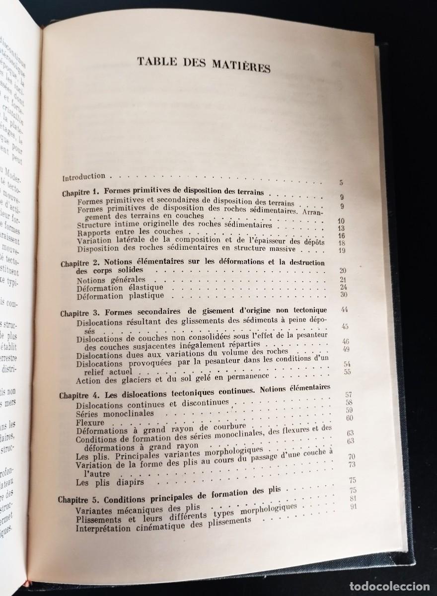 Libros de segunda mano: G&eacute;ologie Structurale de V. B&eacute;loussov - Foto 4