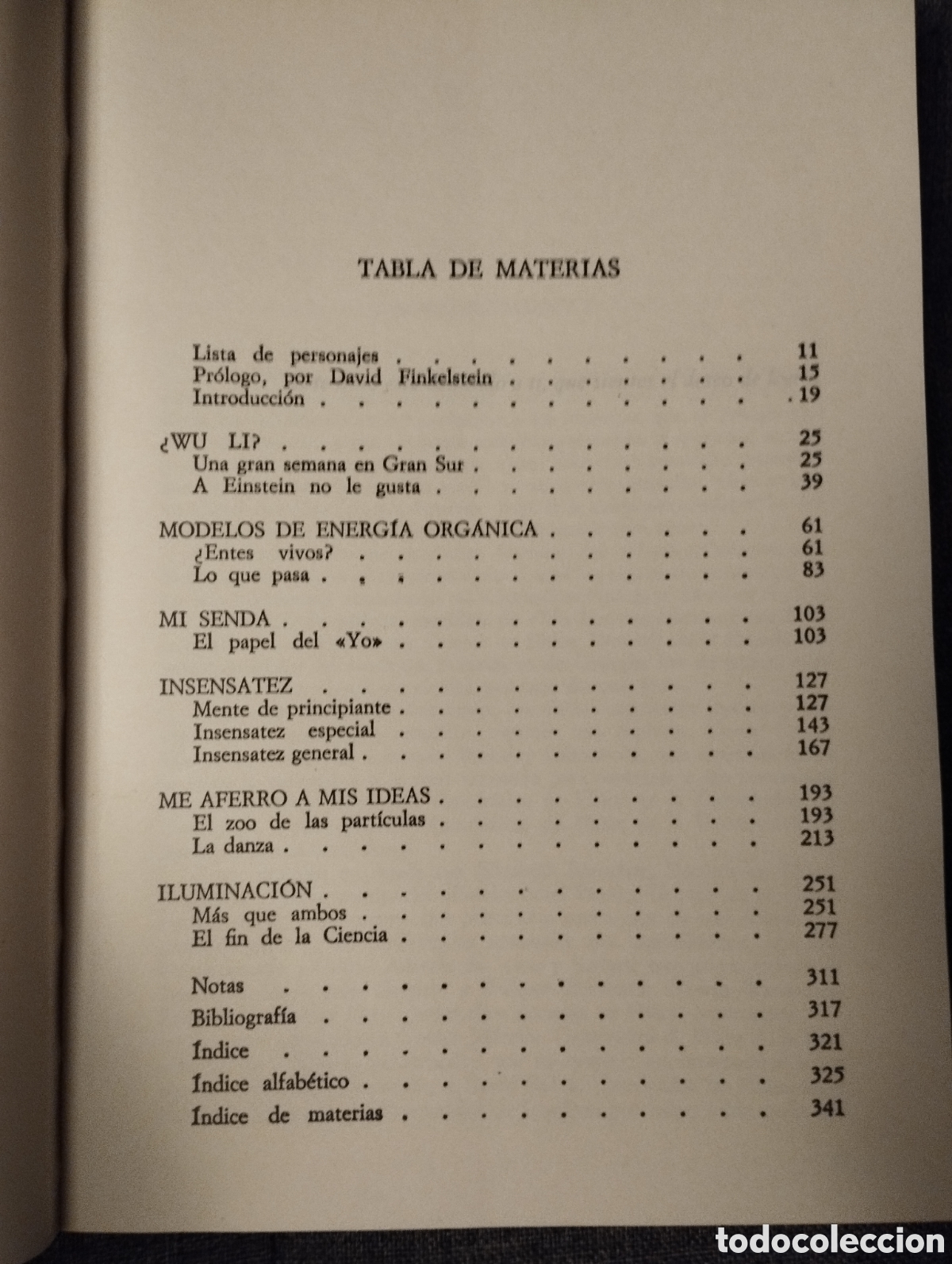 Libros de segunda mano de ciencias: LA DANZA DE LOS MAESTROS DE WU LI (GARY ZUKAV) - Foto 3
