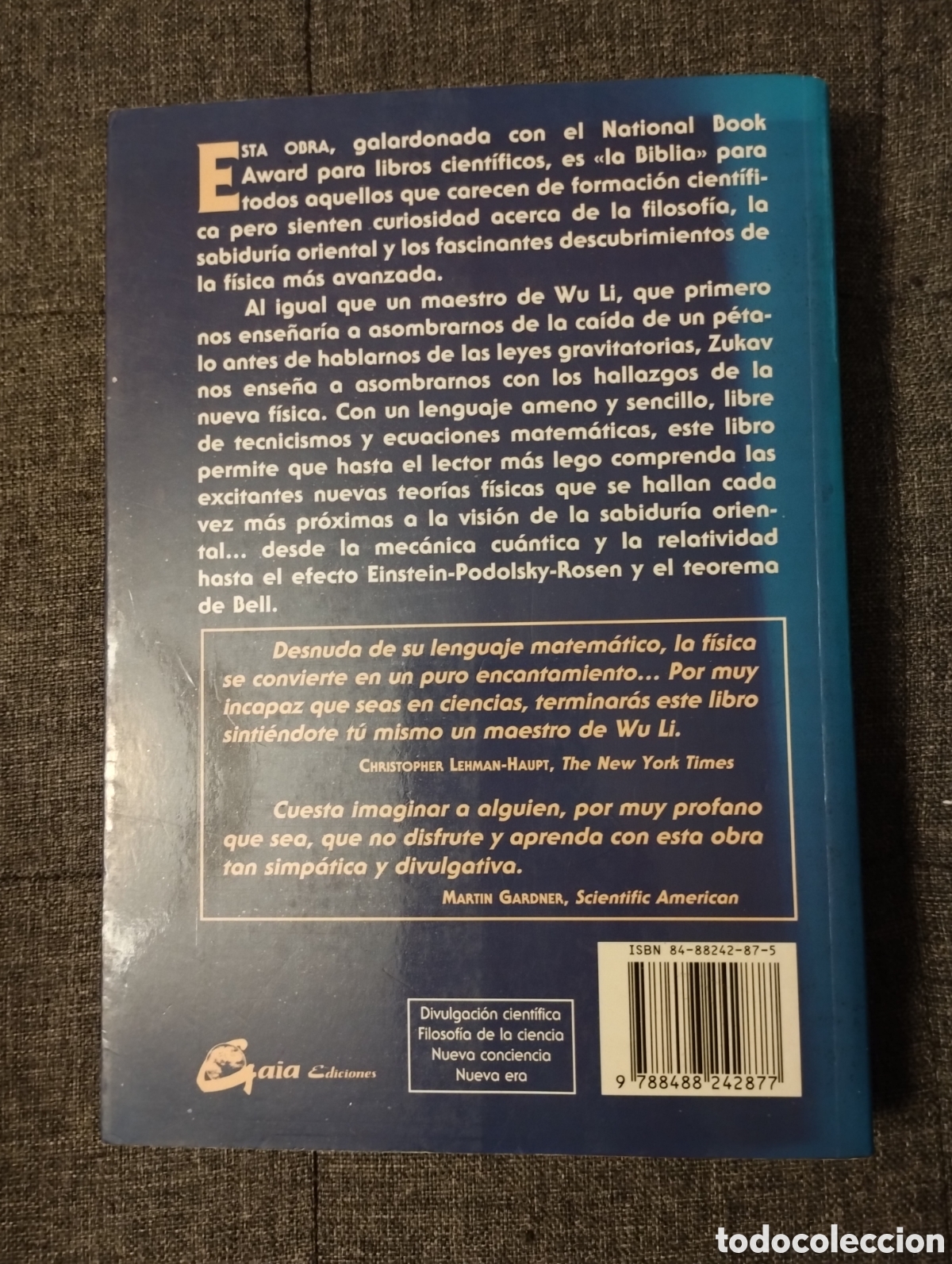 Libros de segunda mano de ciencias: LA DANZA DE LOS MAESTROS DE WU LI (GARY ZUKAV) - Foto 4