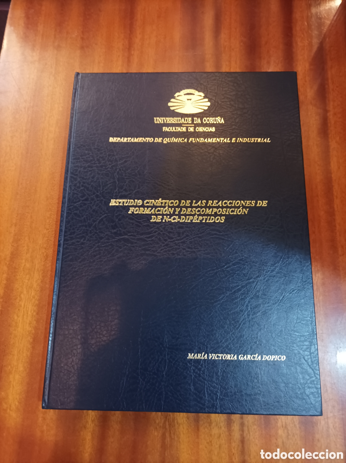 Libri di seconda mano: ESTUDIO CINETICO DE LAS REACCIONES Y DESCOMPOSICI&Oacute;N DE FORMACI&Oacute;N DE N-CL-DIPEPTIDOS 1995 TESIS DOCTO