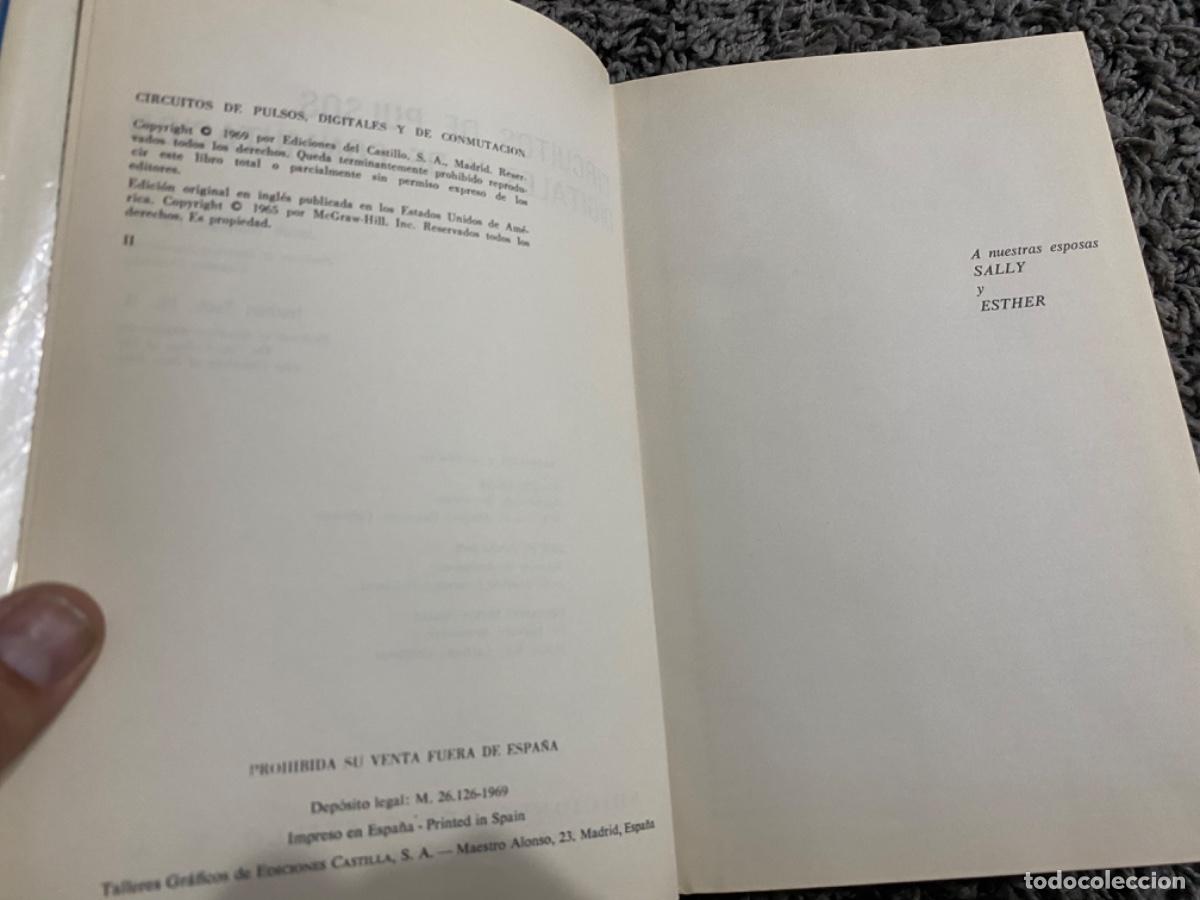 Libros de segunda mano de ciencias: CIRCUITOS DE PULSOS DIGITALES Y DE CONMUTACI&Oacute;N - MILLMAN Y TAUB - ED. CASTILLO - Foto 8