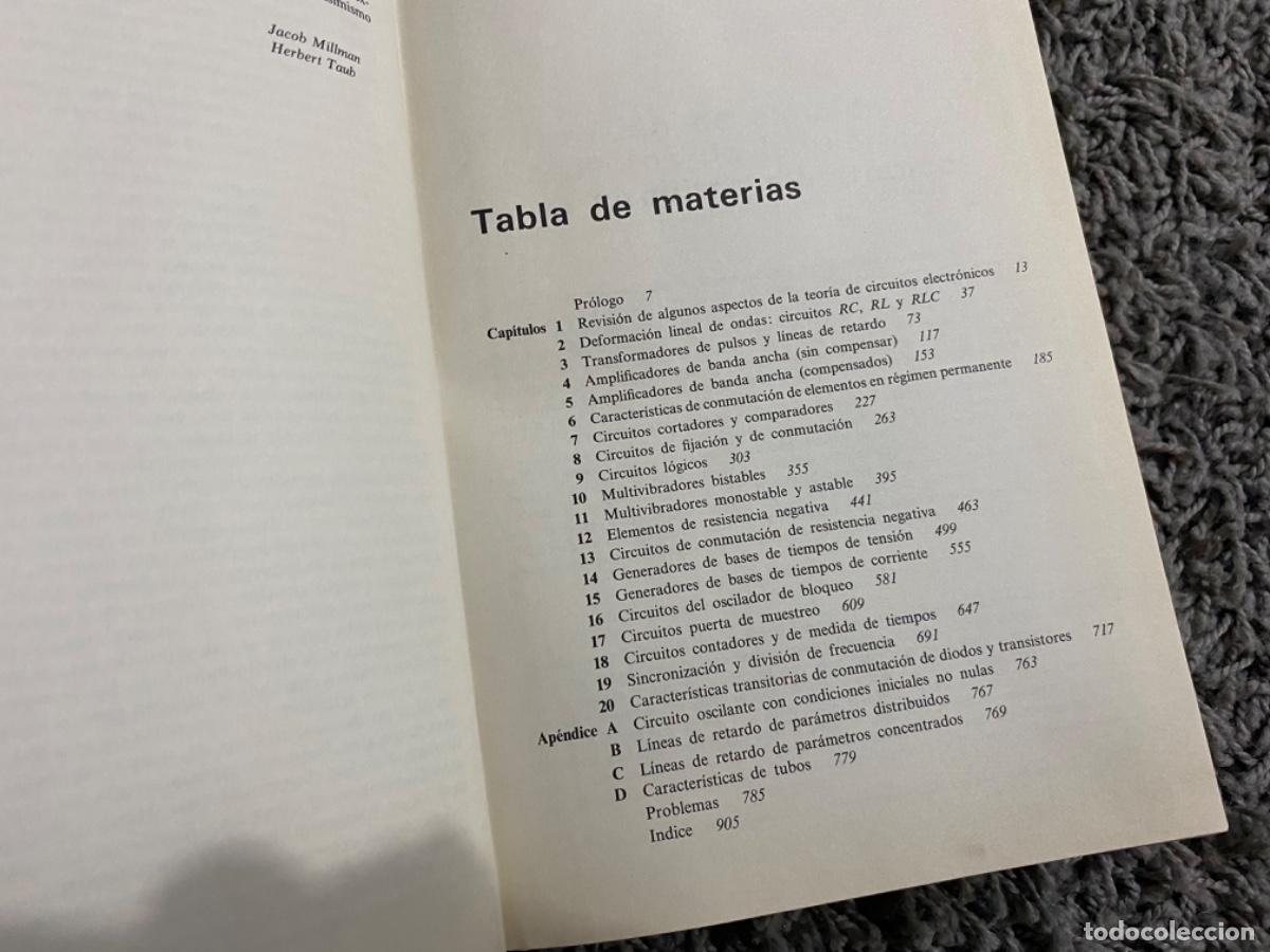 Libros de segunda mano de ciencias: CIRCUITOS DE PULSOS DIGITALES Y DE CONMUTACI&Oacute;N - MILLMAN Y TAUB - ED. CASTILLO - Foto 9