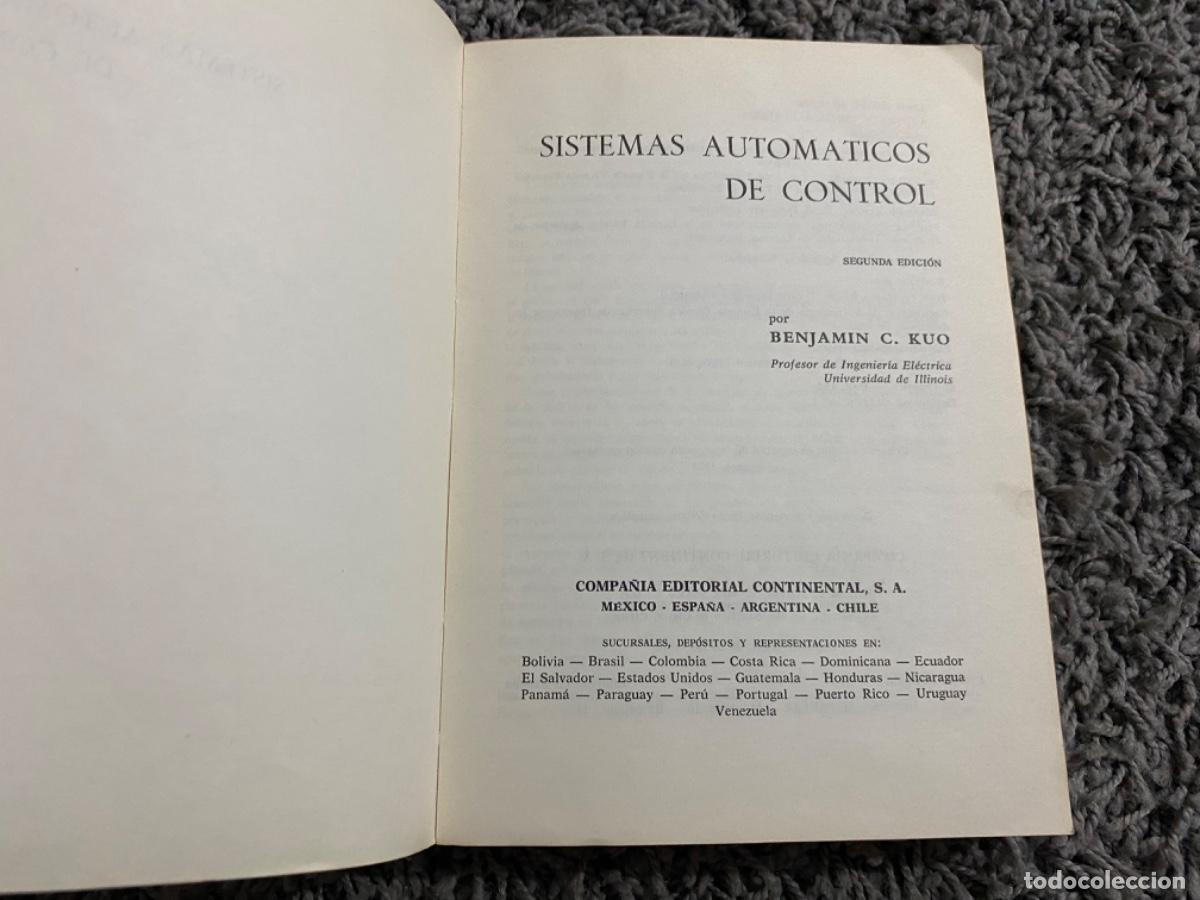 Libros de segunda mano de ciencias: SISTEMAS AUTOMATICOS DE CONTROL-A&Ntilde;O 1970-600PAGS - Foto 7