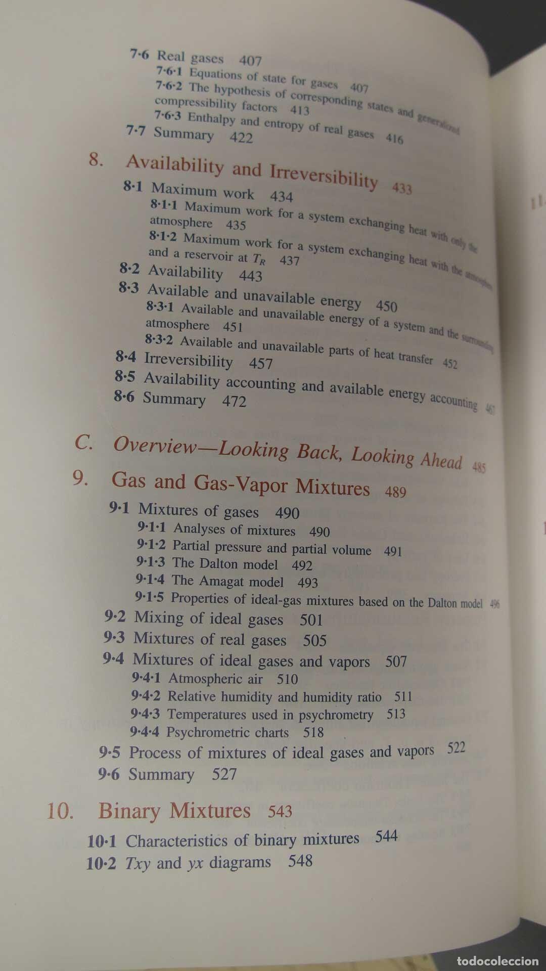 Libros de segunda mano de ciencias: Engineering Thermodynamics. JONES. DUGAN. CON SOFTWARE MANUAL - Foto 5