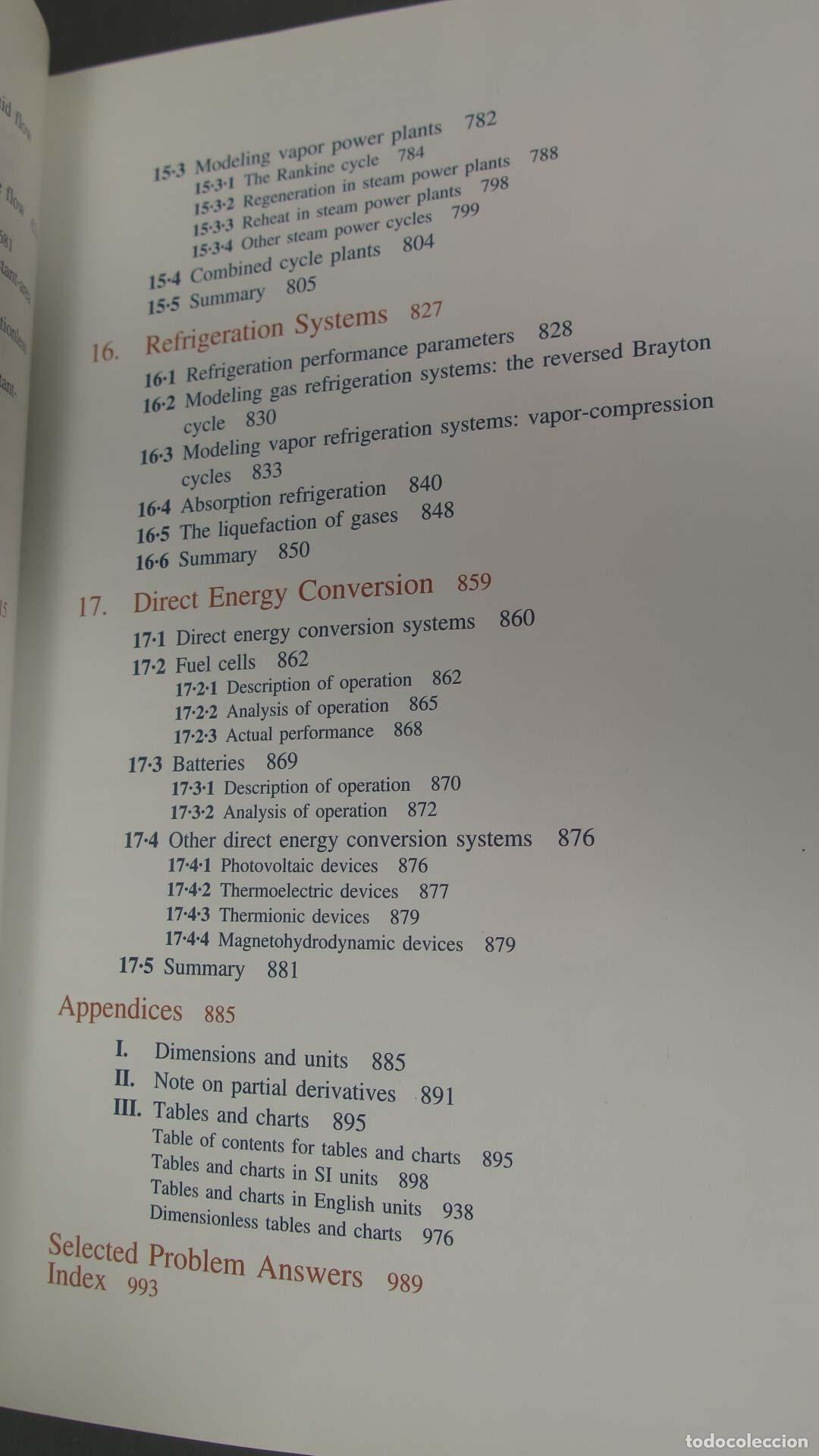 Libros de segunda mano de ciencias: Engineering Thermodynamics. JONES. DUGAN. CON SOFTWARE MANUAL - Foto 8
