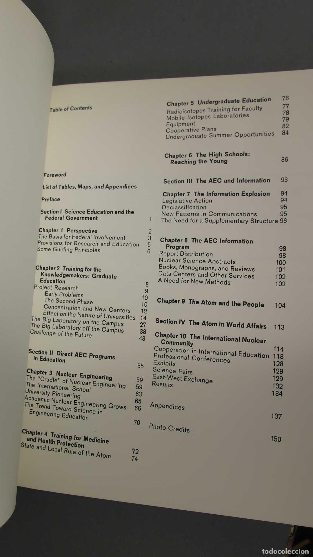 Libros de segunda mano de ciencias: Education and the Atom. VV.AA - Foto 2