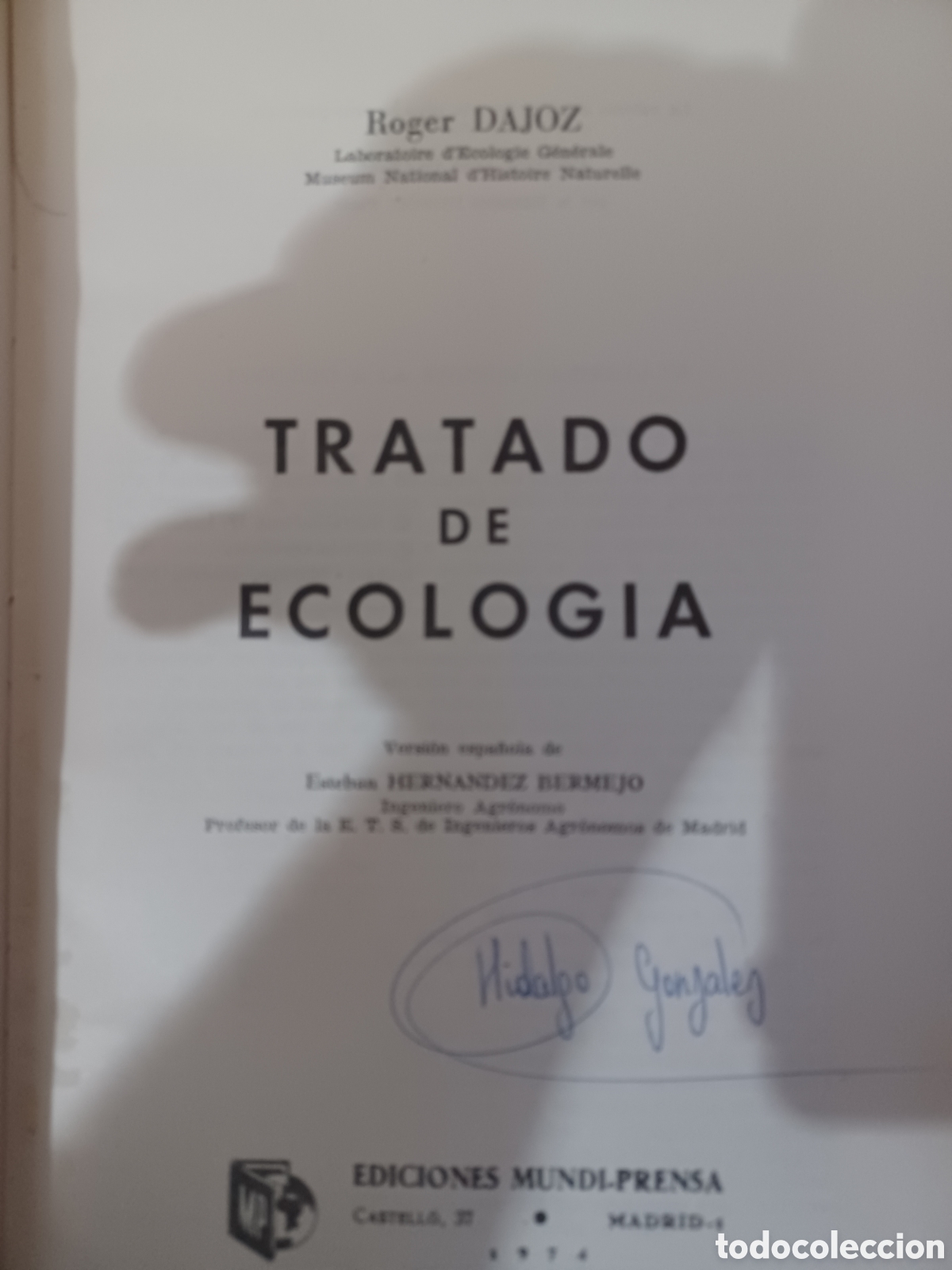 Libros de segunda mano: Barybook 161. Tratado de Ecolog&iacute;a D.Dajoj - Foto 2
