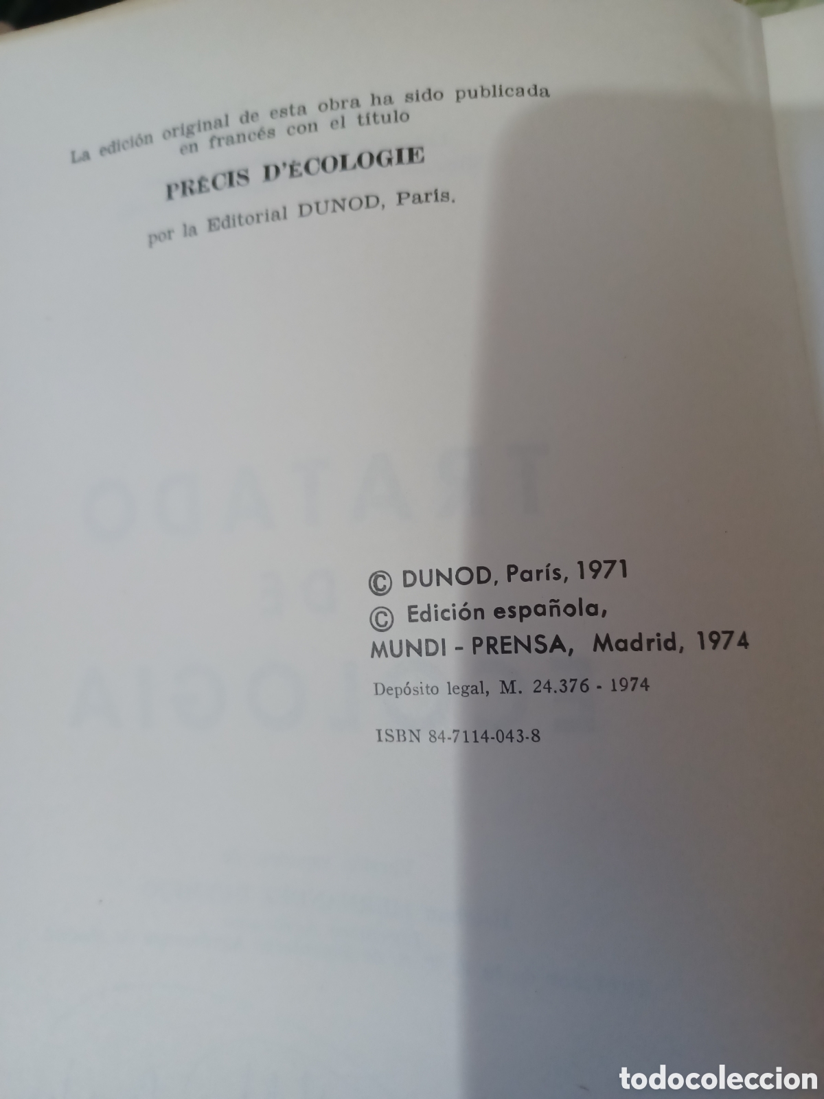 Libros de segunda mano: Barybook 161. Tratado de Ecolog&iacute;a D.Dajoj - Foto 3